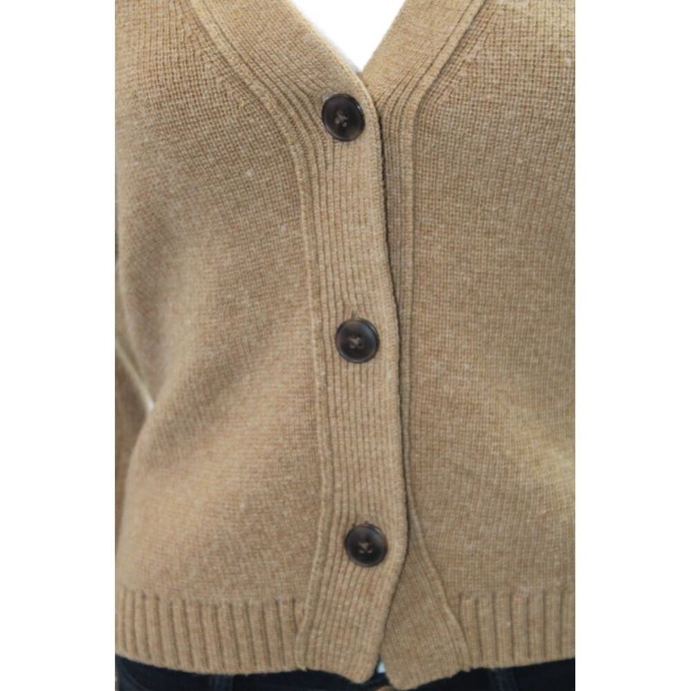 Madewell Womens Wool Long Sleeve Button Cardigan Sweater Brown Size S - Picture 4 of 6